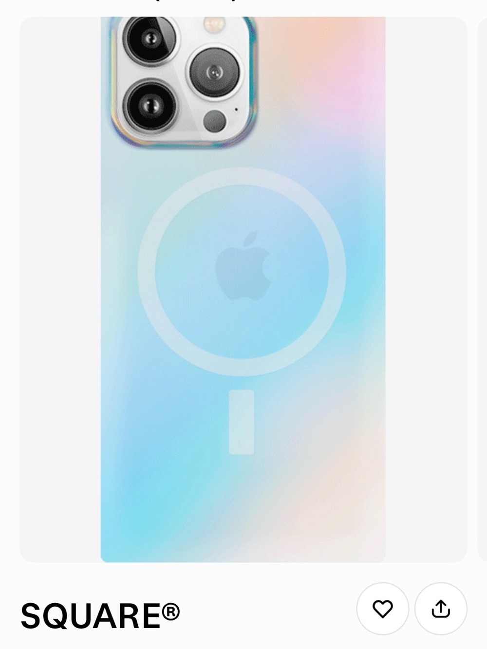 Iridescent MagSafe-Compatible Phone Case 16 pro Flaunt square